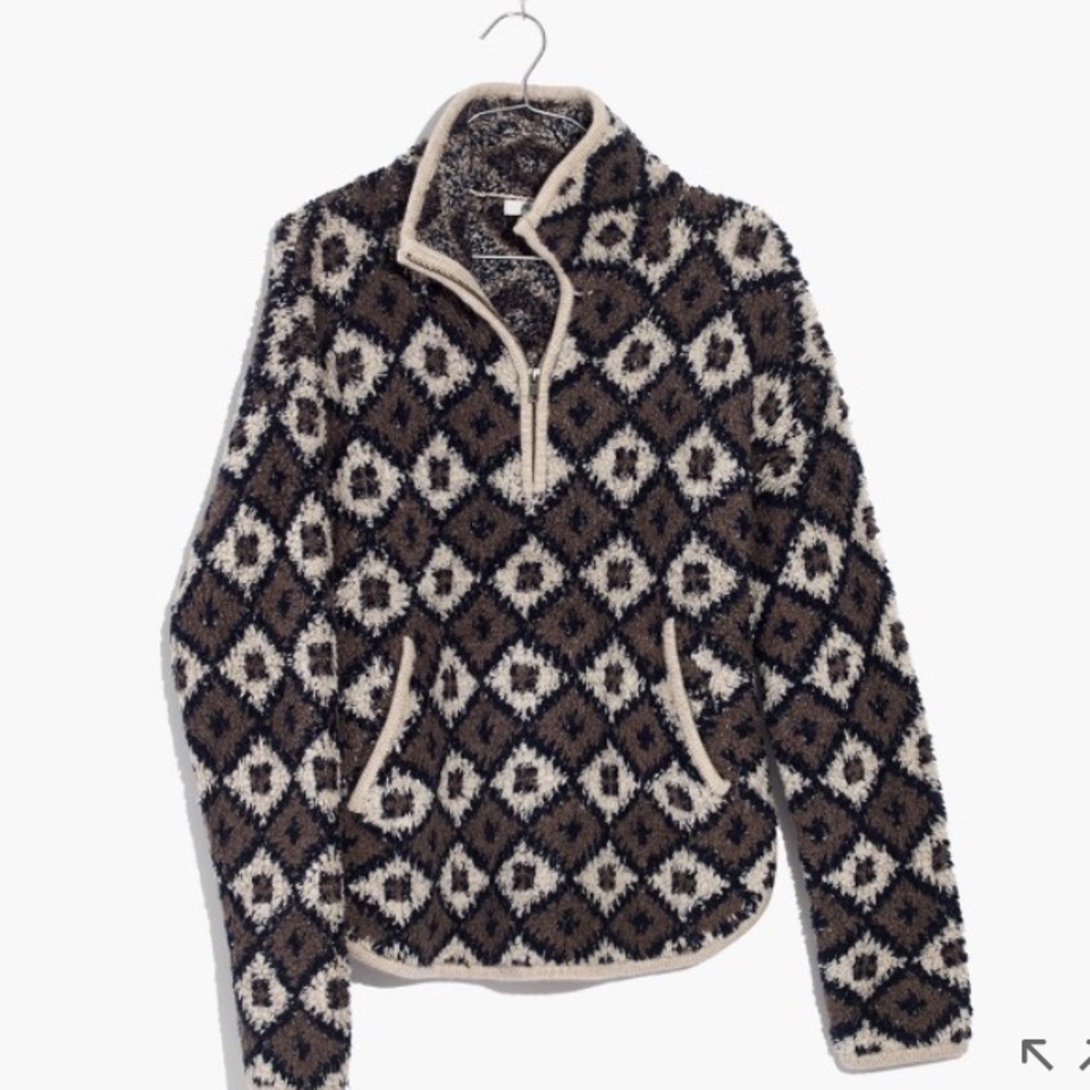Madewell half zip sweater